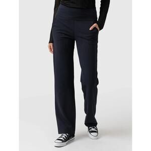 Saint Sofia Women Pant 4 Blue Runway Pant Rise Straight Leg Stretch
